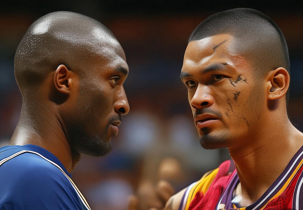 科比与姚明巅峰对决：黑曼巴与巨人的篮球传奇(图5)